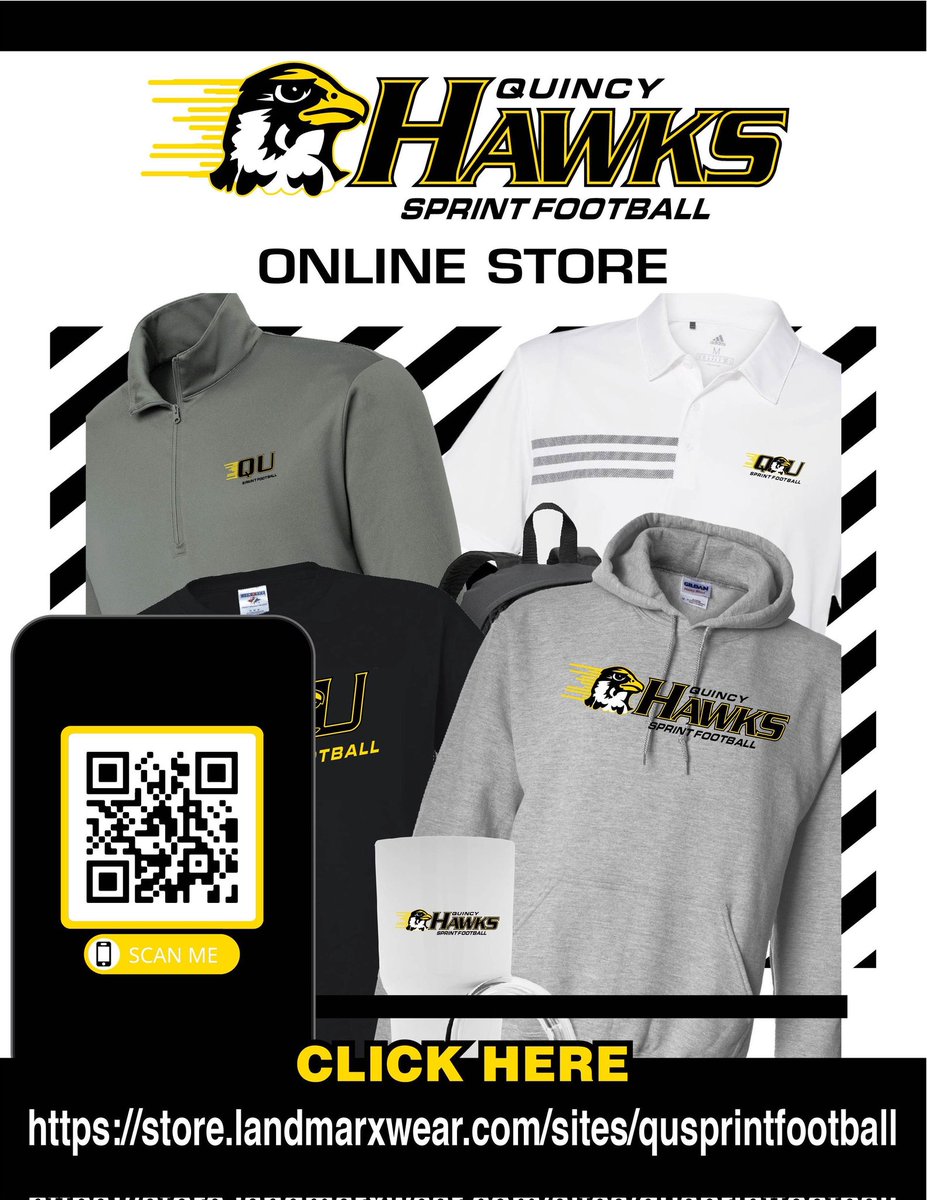 CoachHulk54's tweet photo. Our online store is finally open. If you're interested in QU Sprint Football gear, nows the time! https://t.co/Tfn8onmAdc https://t.co/oiCzrI1JRr