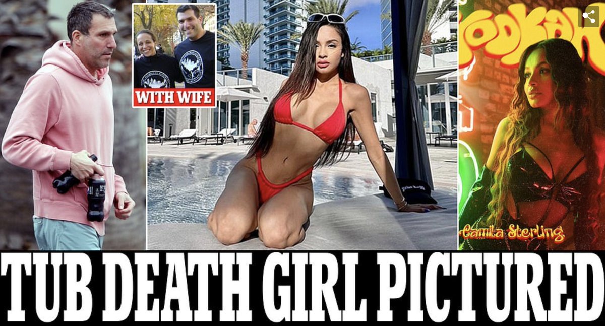 Daily_MailUS's tweet photo. Colombian-born beauty found dead in bathtub of married music exec David Bolno's hotel room revealed https://t.co/JNbKC88G1z https://t.co/E6sUgRuOsE