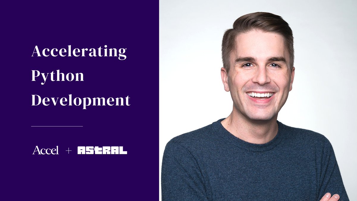 Accel (@accel) on Twitter photo At <a href="/astral_sh/">Astral</a>, <a href="/charliermarsh/">Charlie Marsh</a> and the team have ambitious plans to build high-performance tools for Python developers. With Ruff, they’ve done exactly that. 👏 Learn more via <a href="/caseyaylward/">Casey Aylward</a>: accel.com/noteworthy/our… #AccelFamily At <a href="/astral_sh/">Astral</a>, <a href="/charliermarsh/">Charlie Marsh</a> and the team have ambitious plans to build high-performance tools for Python developers. With Ruff, they’ve done exactly that. 👏 Learn more via <a href="/caseyaylward/">Casey Aylward</a>: accel.com/noteworthy/our… #AccelFamily