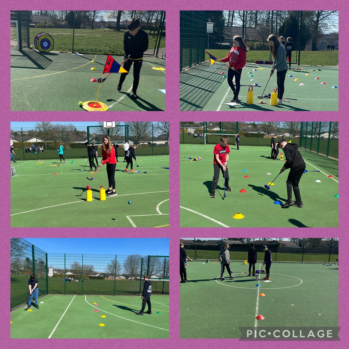 SchoolCrombie's tweet image. Primary 7RS were developing their leadership skills today in PE. They worked together in small groups to create a ‘mini station’ to share with the class @AberdeenshirePE #verycreative #peerasseasment #teamwork #golf #proudteacher