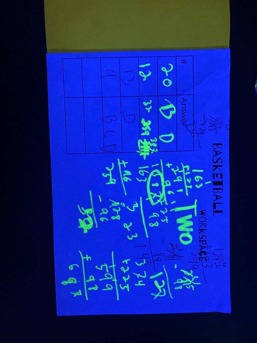 Mrs_Granier's tweet image. Don’t let the Glow Games fool you…these students are putting in the WORK! 🤩 @BernshausenKISD @KleinISD getting STAAR prepared! #KleinMath