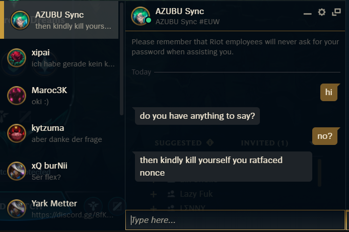 Wieder jemand der mal ne Pause braucht 🥸<a href="/RiotSupportDACH/">Riot Games Support DACH</a>  <a href="/RiotSupport/">Riot Games Support</a>