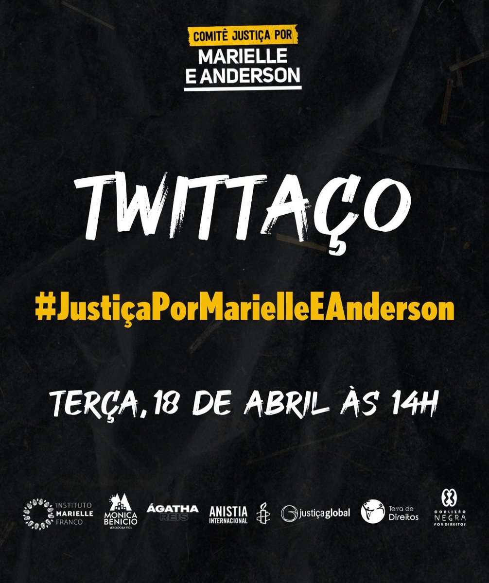 #JustiçaPorMarielleEAnderson 
#OBrasilPrecisaSaberQuemMandouMatar