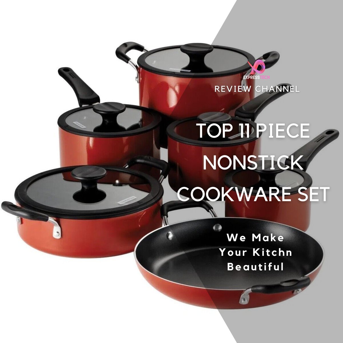 expresstech11's tweet image. Nesting Tramontina 11 Piece Nonstick Cookware Set - The Best Cookware Set Reviews
➜ Watch Now: youtu.be/XAjGdoOnHuM

#nonstickcookwareset #cookware #kitchenessentials #cookwareguide #cookwaretips #NonstickCookware #CeramicCookware #HealthyCooking #ceramic #nonstickpan