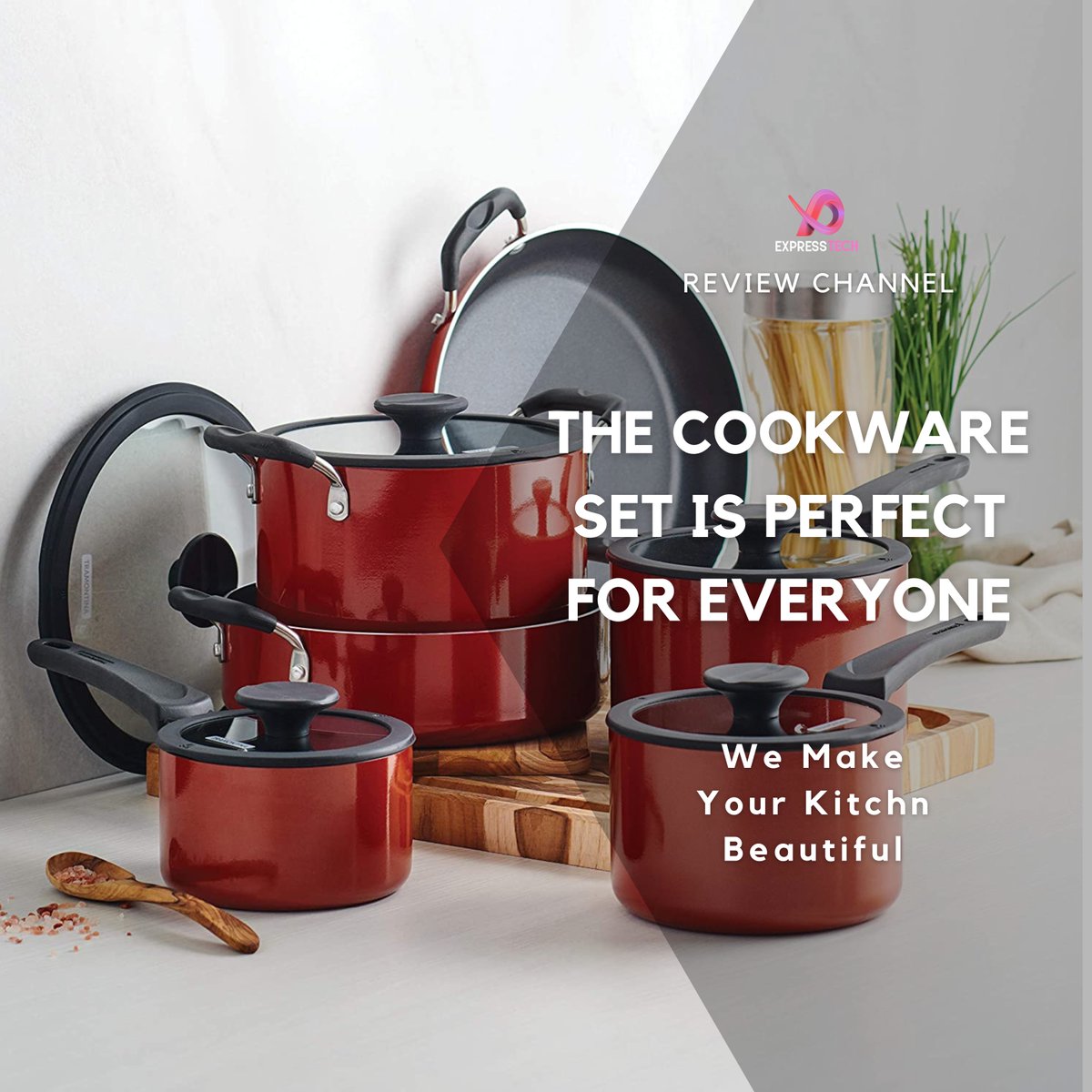 expresstech11's tweet image. Nesting Tramontina 11 Piece Nonstick Cookware Set - The Best Cookware Set Reviews
➜ Watch Now: youtu.be/XAjGdoOnHuM

#nonstickcookwareset #cookware #kitchenessentials #cookwareguide #cookwaretips #NonstickCookware #CeramicCookware #HealthyCooking #ceramic #nonstickpan