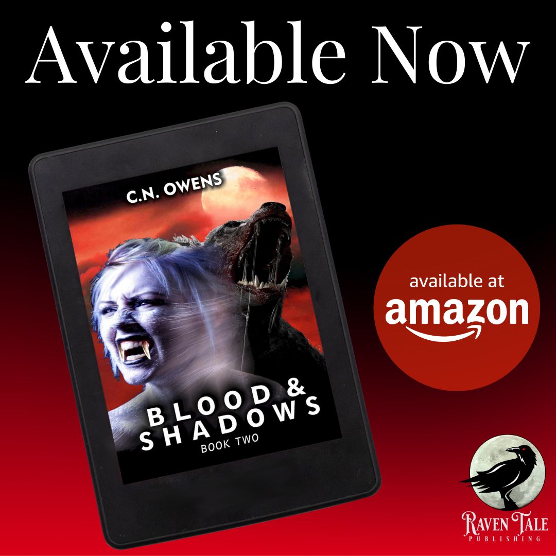 raventalepub's tweet photo. Blood & Shadows, by @AuthorCn picks up just eight months after the end of Howling Shadows.
Available in #Kindle for just .99cents!
https://t.co/ph3I0Xj8U6
#Books #book #newrelease #bookalert #supernaturalbook #creaturebook #read #reading #tuesdaybook #bookworm #horrorboook https://t.co/BxRpC19spg