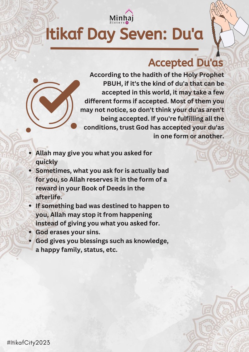 MinhajSistersUK's tweet photo. Itikaf City 2023 | Lecture 7 | Shaykh-ul-Islam Dr Muhammad Tahir-ul-Qadri
#minhajSistersUK #itikafcity2023 #ramadan2023 #benefitsofknowledge #suplication #laylatulqadr https://t.co/SB5a68cCWf