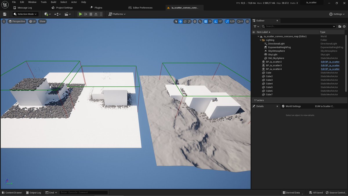 iraisynnattinom's tweet photo. ia scatter: A Great Tool for Scattering Meshes in Unreal Engine 5 / NEW FEATURES https://t.co/b6Iu3iKNW0 #MadeWithUnreal #UnrealEngine #UE5 #render #vfx #3d #3DModel #3drender #gamedev #gameart #gamedesign #gamedeveloper #videogameart #gameassets #indiedev #renderlover #blender3d https://t.co/ELQMq9mGVW