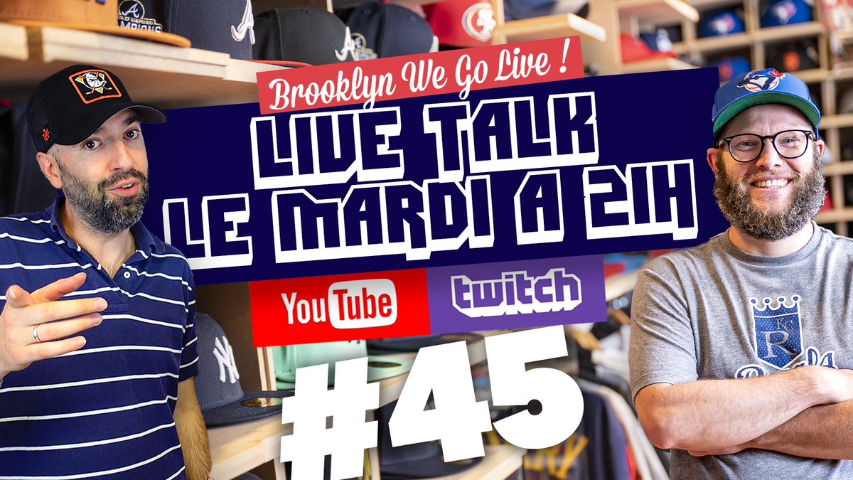 brooklynfizz's tweet photo. Ce soir, comme tous les mardis soirs nous serons en live sur Twitch &amp; Youtube pour parler de la boite, de 59fifty, de UGK, de TVA, de NFL, de Mac &amp; Cheese, de mon amour pour Eric Koston, de Side Patch, de Slim Thug, des meilleurs films de Seth Roguen, de ....
A tout' https://t.co/NbUZdeT9R3