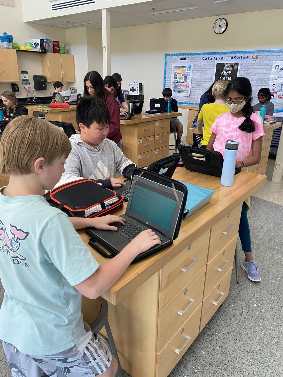 Students had fun sharing their joke/telling talkbots.  We did units on AI and machine learning.  Time for some fun with it!  @BrickellAcademy #applieddigitalskills