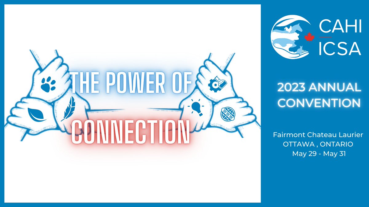 This year, our Annual Convention focuses on the "Power of Connection" with a robust and engaging speaker program. We look forward to seeing you all in Ottawa May 29-31st. Visit cahi-icsa.ca/annual-convent… for more details!