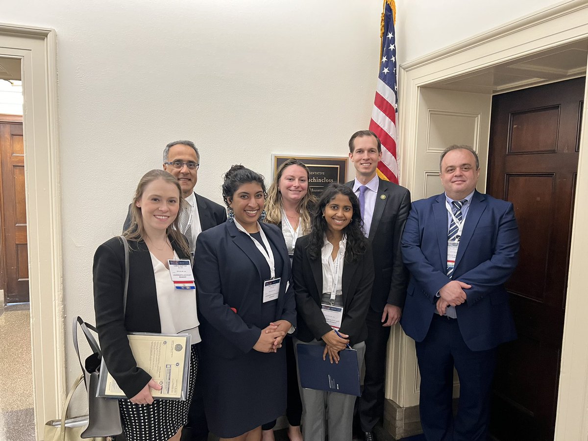 AmCollSurgeons's tweet photo. Thank you to @RepAuchincloss for a great conversation on the importance of access to surgical care with our Massachusetts surgeons! #ACSLAS23 https://t.co/waatPLusIj