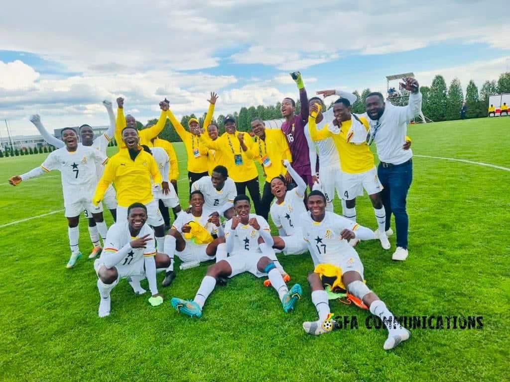 Congratulations to U16 Blackstarlets for winning the UEFA development tournament 🏟 🎉🎉

3️⃣ matches 
🔟goals scored 
4️⃣goals conceded 

Sarkodie fantana blacko Kennedy agyapong partey