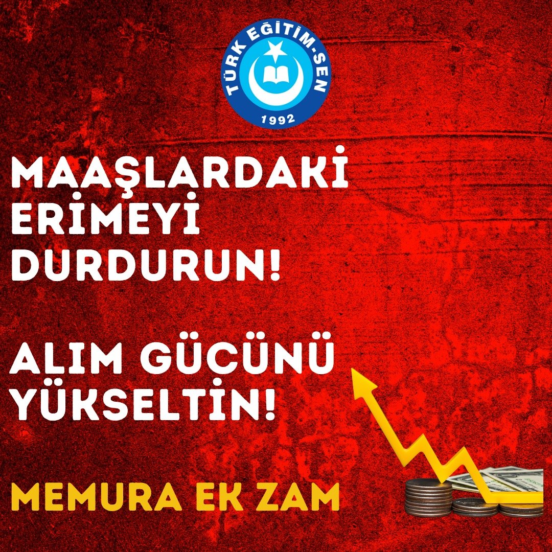 Maaşlarımız kuşa döndü... 
#BayramMüjdesiEkZam