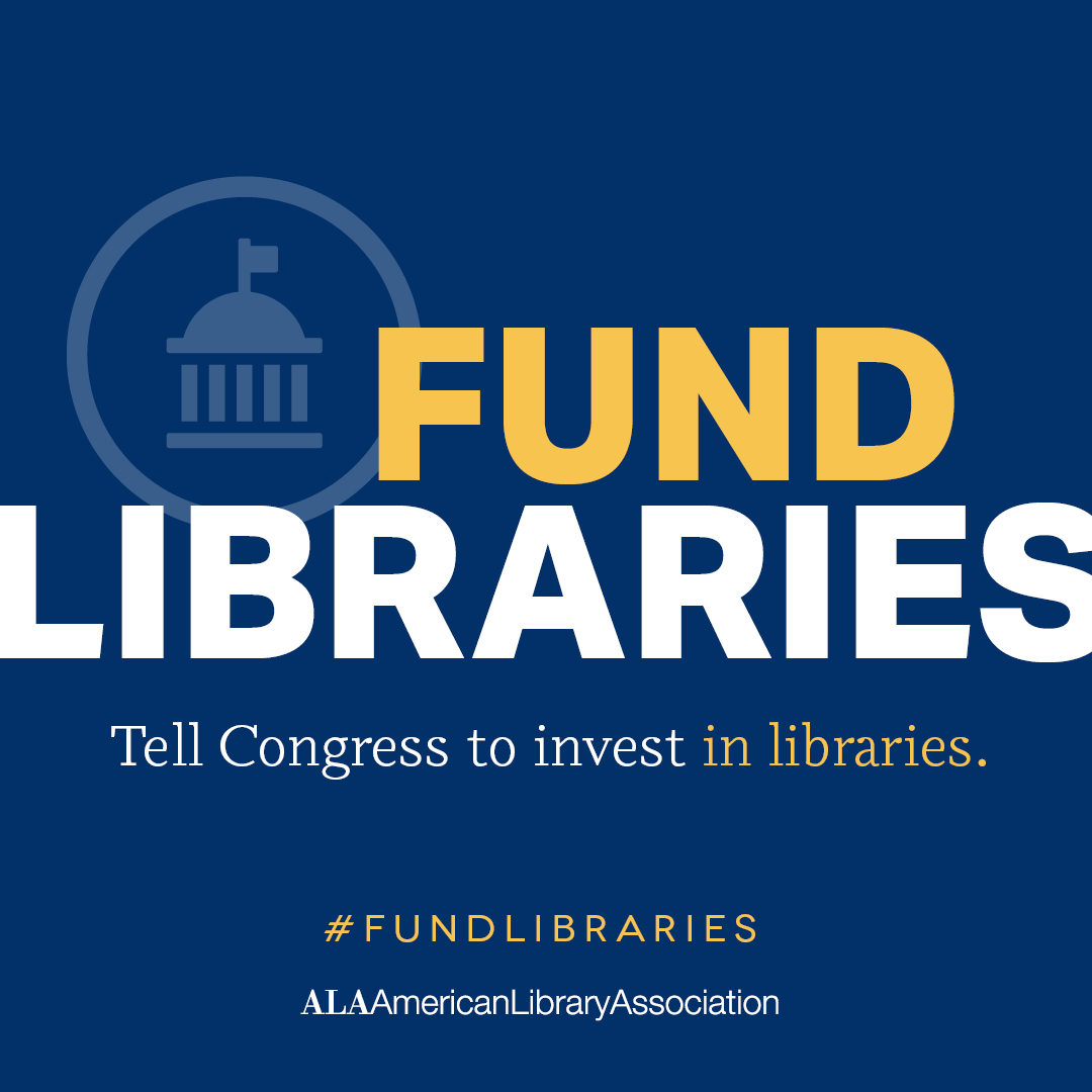 As library advocates, we must make our voices heard and urge Congress to #FundLibraries with robust, sustained investments that enable library services of all types.
ala.org/advocacy/fund-…

#LibrariesMatter #FundLibraries #LibrariesTransform #NationalLibraryWeek #lawlibrary