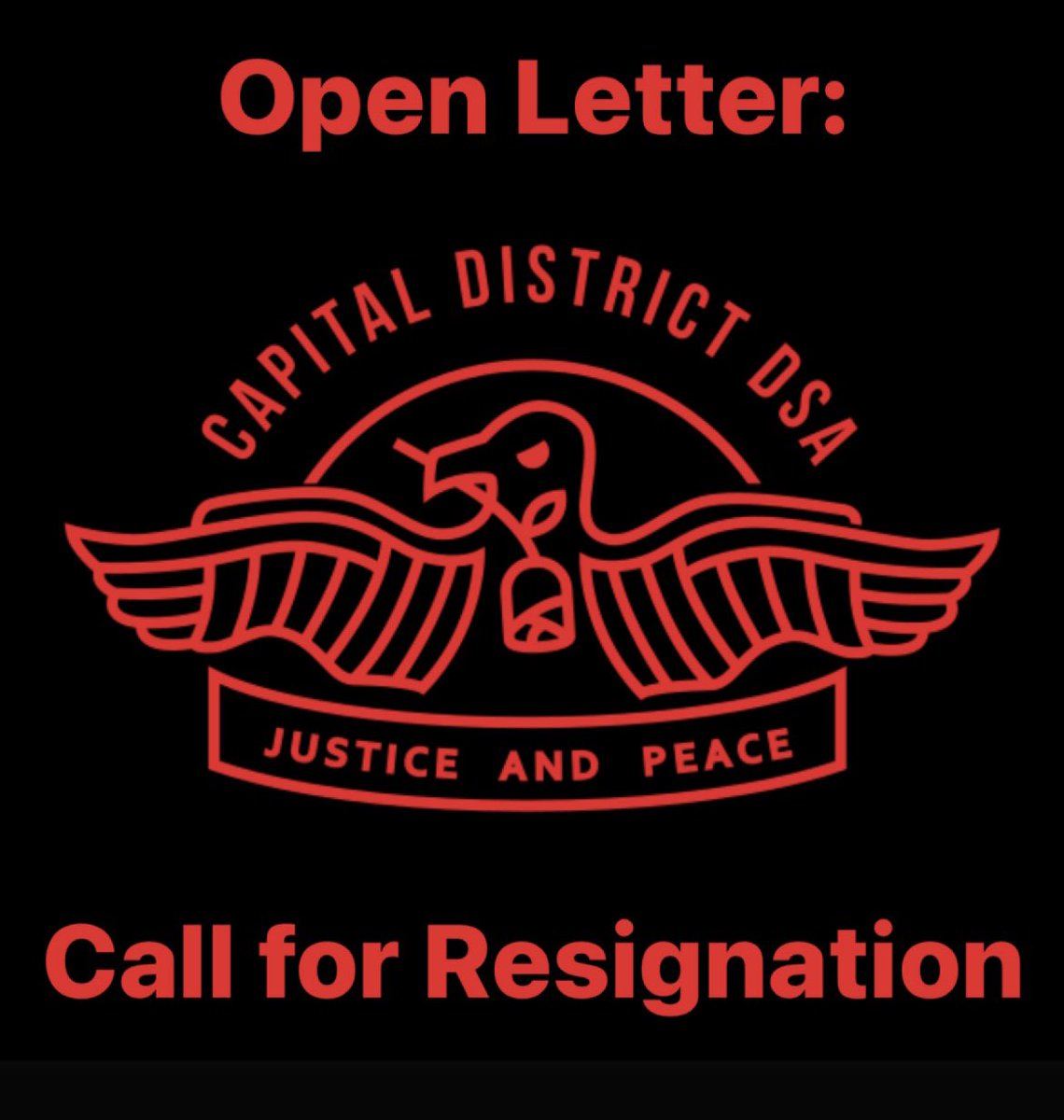 CapDistrictDSA's tweet photo. Today, we sent Saratoga Springs Commissioner Jim Montagnino an open letter calling for his resignation.

Since releasing this letter, two more Black activists have been charged.

Join us to stand up against white supremacy tonight at city hall at 7pm. https://t.co/2XIt2qVygx https://t.co/8PeSLPruZU