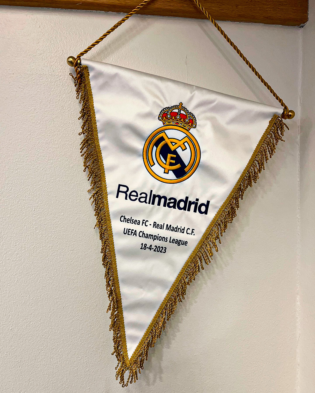 Real Madrid Flag Banner 3x5ft Champions League 2022 Merengue Flag