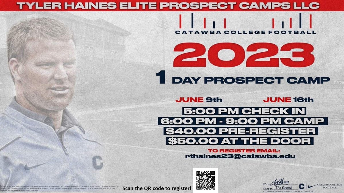 Be Coached And Evaluated At Catawba College‼️💯 #BleedBlue #CatawbaCulture