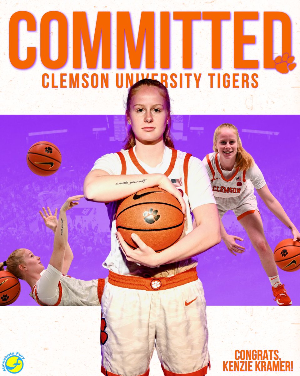 𝘾𝙊𝙈𝙈𝙄𝙏𝙏𝙀𝘿.

Congratulations to <a href="/MackenzieK23/">Mackenzie Kramer</a> on her commitment to <a href="/ClemsonWBB/">Clemson Women's Basketball</a>! We are so excited for you! 💛💙