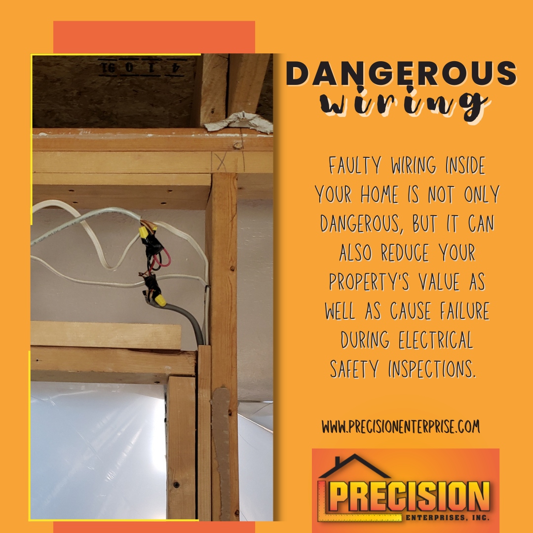 PrecisionEntInc's tweet image. Most home buyers have the home inspected before closing. Let us make sure you don't run into any surprises during these times. Call Precision Enterprises and we'll get it done right the first time. 

📱 (402) 592-3323 

#faultywiring #electricalwiring #electrician #contractor