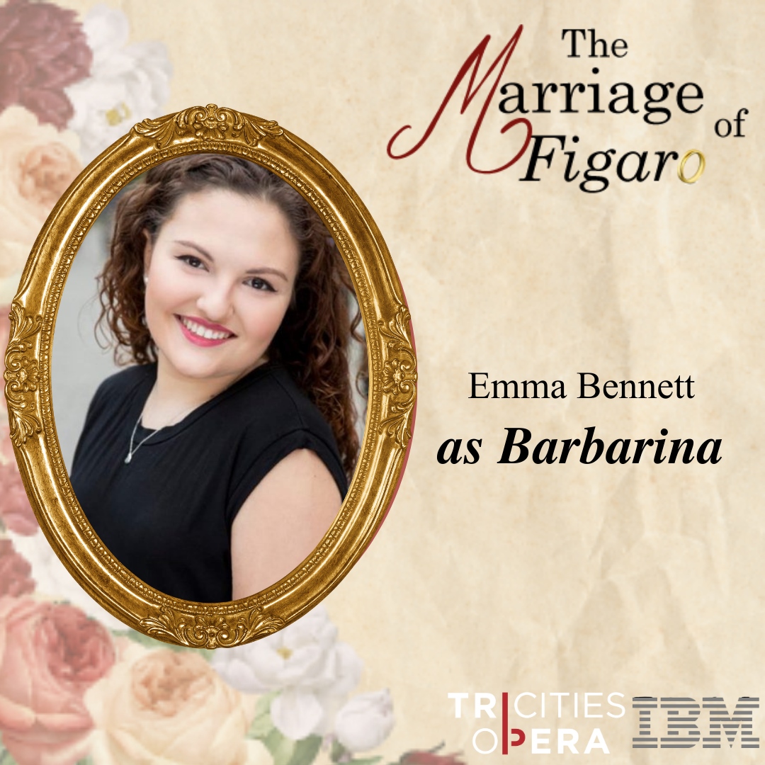 tricitiesopera's tweet photo. Miss Emma Bennett is one of our Binghamton University Opera Masters of Music candidates. She will be playing the cousin of Susanna, Barbarina.
Raised in Manhattan, she has done several performances at Binghamton University, including Dido and Aeneas, Hansel &amp; Gretel, and Die Z... https://t.co/luOIPklPkm