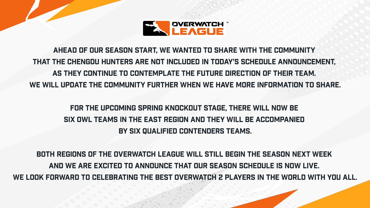 Overwatch Esports tweet media