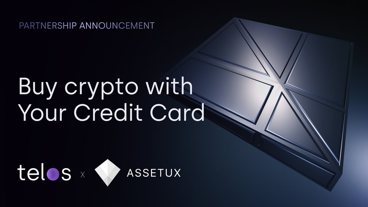 HelloTelos's tweet photo. Telos has partnered with @assetux, a leading fiat-DeFi onramp solution offering an intuitive, user-friendly interface for acquiring and managing tokenized assets.

$TLOS is now available on the Assetux platform! 🎉

Read Article 👇
https://t.co/rqjR5tS08v https://t.co/tFoG5wYTSo