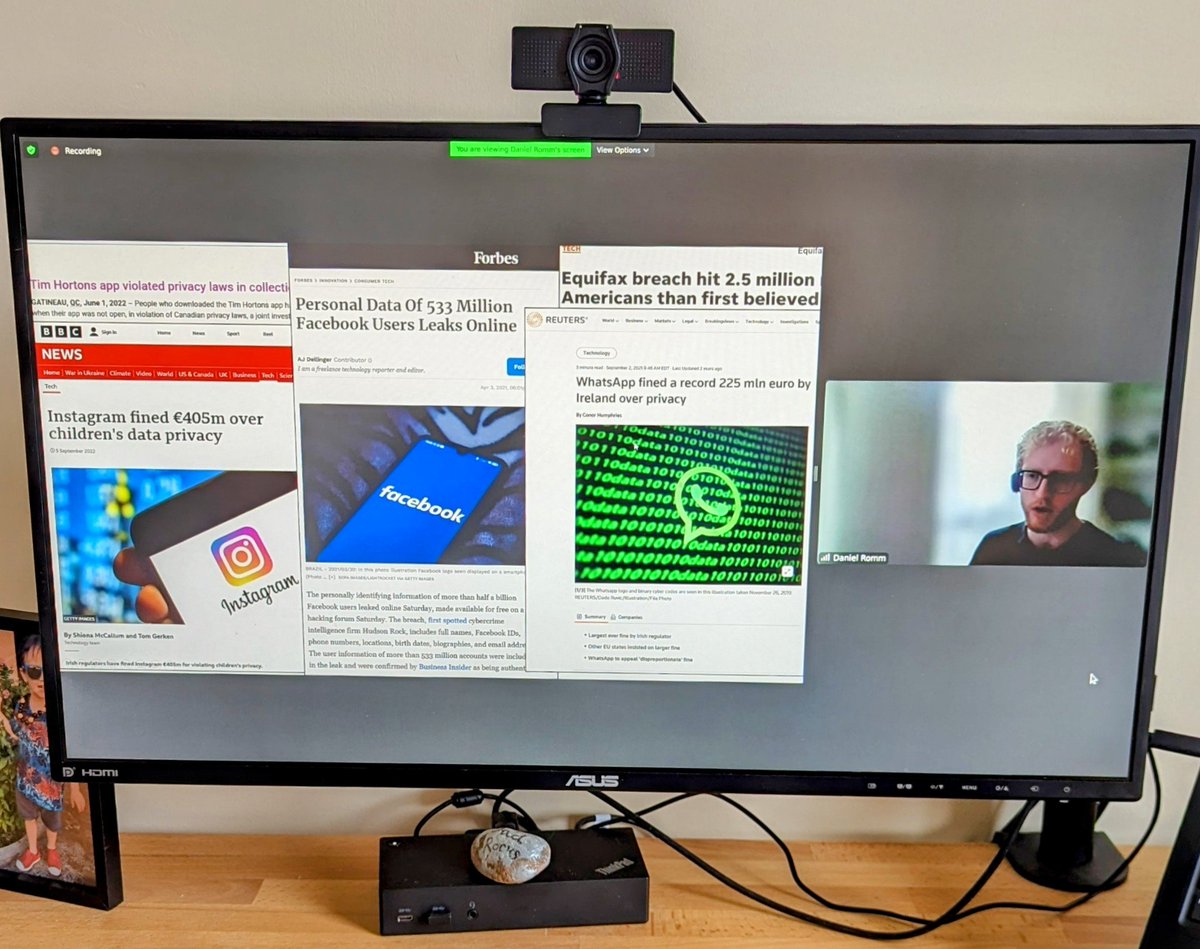 platialanalysis's tweet photo. Congratulations to @danielRomm_twt on completing the #Lab2Market cybersecurity innovation program/presentation as part of our @NSERC_CRSNG funded #privyto project. https://t.co/5lTCn0xCYQ