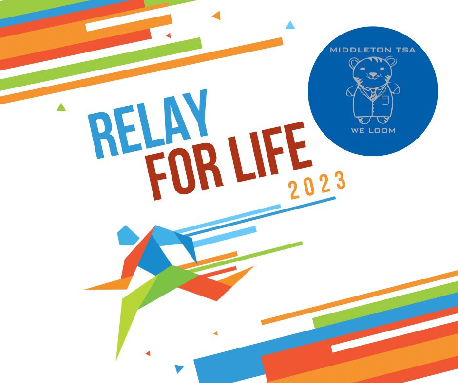 MiddletonTSA's tweet photo. We would like to thank everyone who donated and came to relay for life!!! We are proud to say we raised $1185!!! All of this money will go to the American Cancer Society which works towards finding a cure for cancer!! https://t.co/kYOW8eTrdb