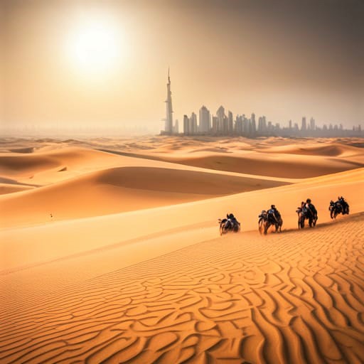 TravelTalknet's tweet image. Explore the majestic Dubai desert on an ATV, then indulge in a delicious BBQ, dance shows, and stargazing at Al Khayma Camp bit.ly/3zjbFBe #DesertAdventure #DubaiATV ,