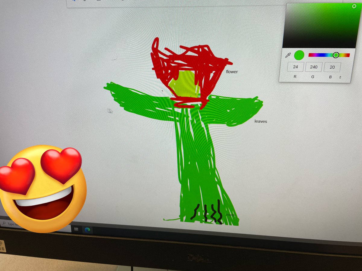 MsCharest's tweet photo. Drawing the parts of a plant in an assignment in #CTLSLearn with @jbates74 with @TrittSTEAM 🐯🐯🐯. #CobbInTech #LovetoLearnHere https://t.co/6iDXhdzpOu