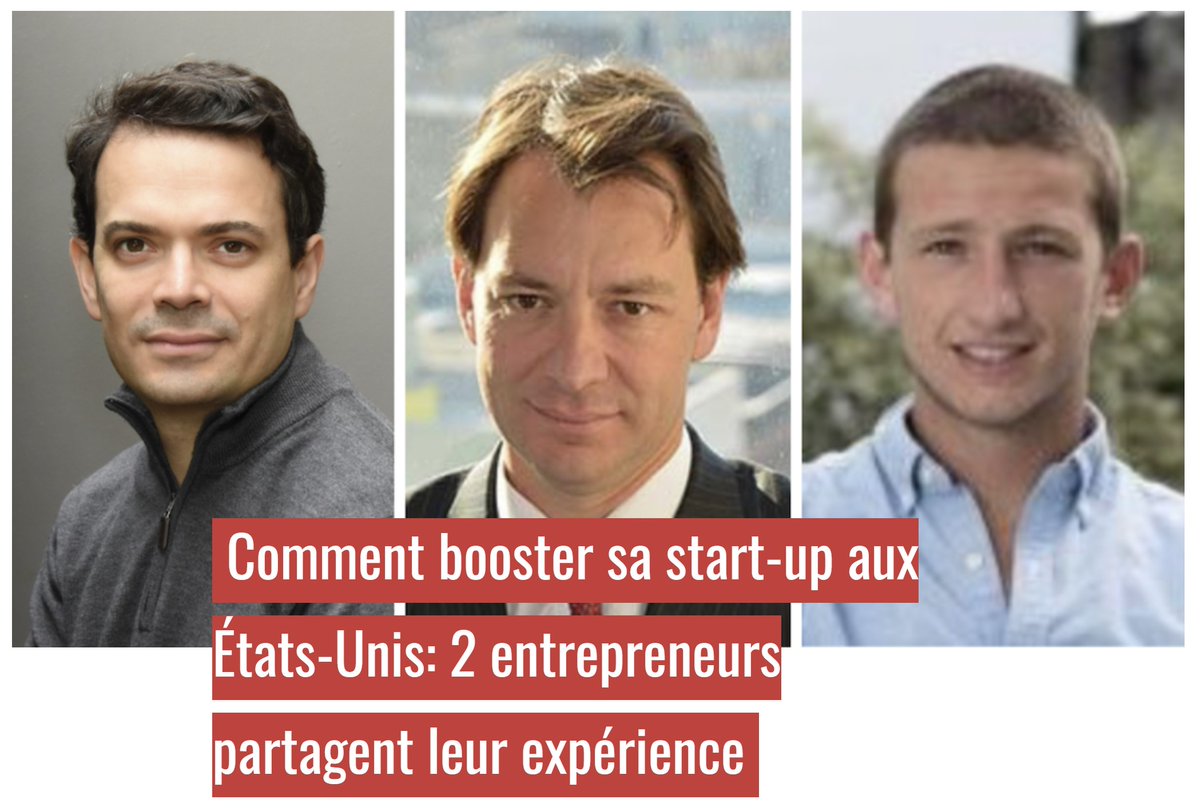FAEAward's tweet photo. Don't forget to register at https://t.co/szILukK8yX for tomorrow's webinar in collaboration with French Morning USA
Comment booster sa start-up aux États-Unis : 2 entrepreneurs partagent leur expérience. https://t.co/QuMJqh4MDB