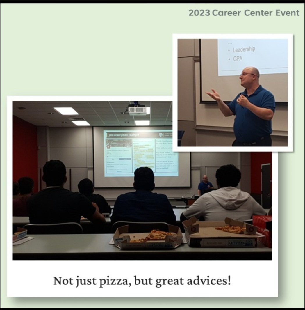 tamuers's tweet photo. Looking back to our career center events!
We went through building resume tips, career advice, and so many on.
We hope our active and energetic peers had a great time, and stay tuned for our next events! https://t.co/Yhyd50PKYJ
