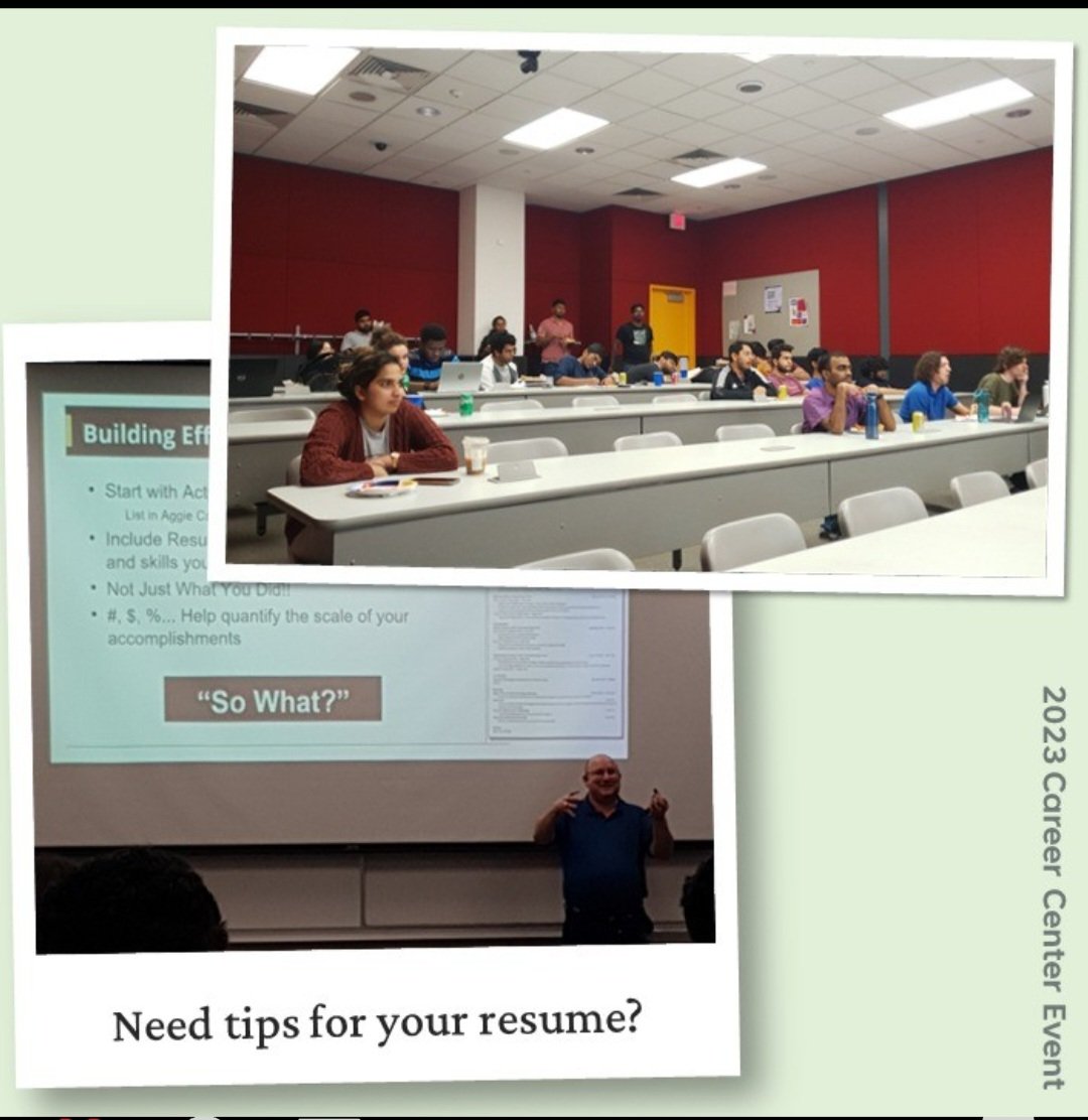 tamuers's tweet photo. Looking back to our career center events!
We went through building resume tips, career advice, and so many on.
We hope our active and energetic peers had a great time, and stay tuned for our next events! https://t.co/Yhyd50PKYJ