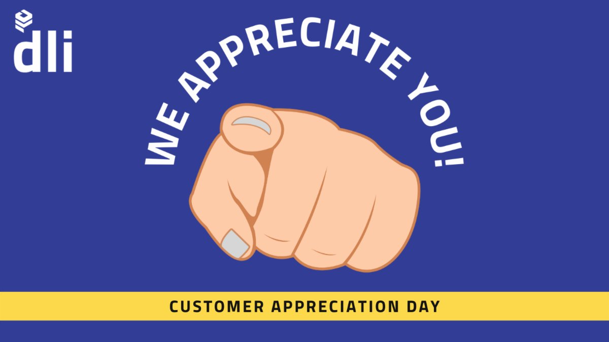 DLedgerInc's tweet photo. Happy Customer Appreciation Day!

Today we would like to say a massive Thank You to all of our amazing customers and clients! We are so thankful for all of the amazing business opportunities we have because of you, and we will forever be grateful!

#CustomerAppreciationDay #DLI https://t.co/E1oNSGwYfW