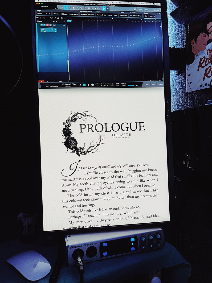 Starting in on To Flame A Wildflower by Sarah A Parker today and I’m SO excited!  @PodiumAudio