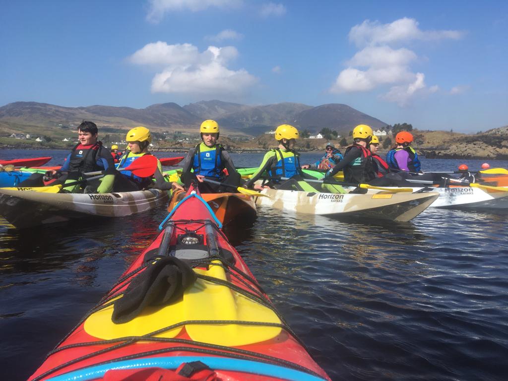 KayakingKilcar's tweet photo. Brilliant day with @ColnaCarraige and @ActiveDonegal learning safety skills ,self rescue, raft rescues ,#Leadership #saferyfirst #funday https://t.co/rnsjdMjnAR