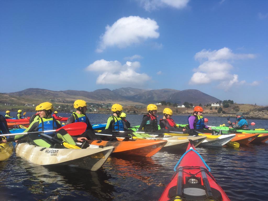KayakingKilcar's tweet photo. Brilliant day with @ColnaCarraige and @ActiveDonegal learning safety skills ,self rescue, raft rescues ,#Leadership #saferyfirst #funday https://t.co/rnsjdMjnAR