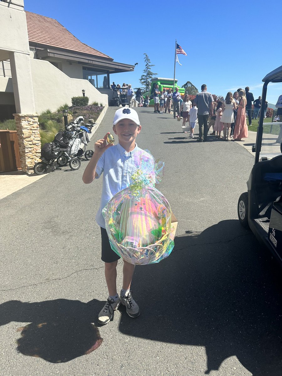 Check out this photo of Golden Egg Winner, Owen Pickup from Easter 🐰🐣