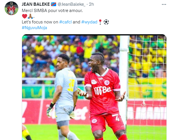 baleke_12's tweet photo. ONCE AGAIN the picture below is not my Twitter account.
My only twitter account is @baleke_12
Pls Help me signal this FAKE account once for all and get the chance to win one of my official jersey. #JOB12 #nguvumoja #simbasc https://t.co/eTnD8hVmJr