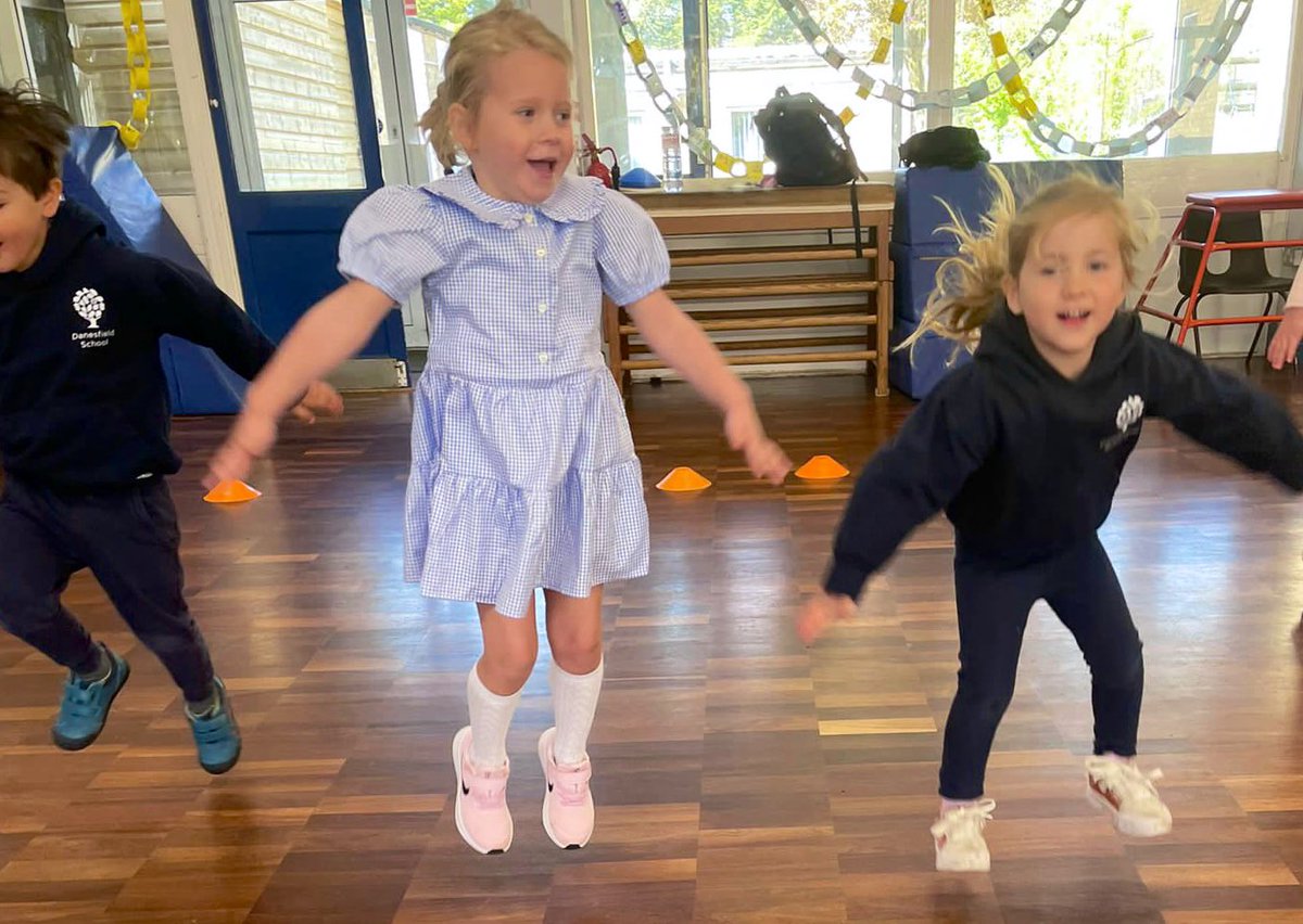 Danesfield_Pre's tweet photo. Preschool L♥️VED their first PE session with @MovementEd_ They explored different ways of moving.  @DanesfieldSchl https://t.co/MXl8hYi3L5