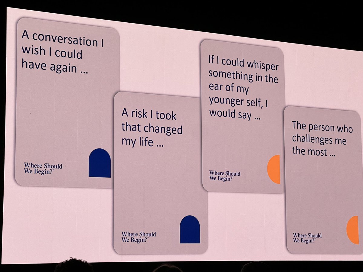 KyraMatkovichHR's tweet photo. Take a pause and reflect on these questions: 

 #WHLive2023 @EstherPerel @Workhuman https://t.co/GRMiWnBRDp