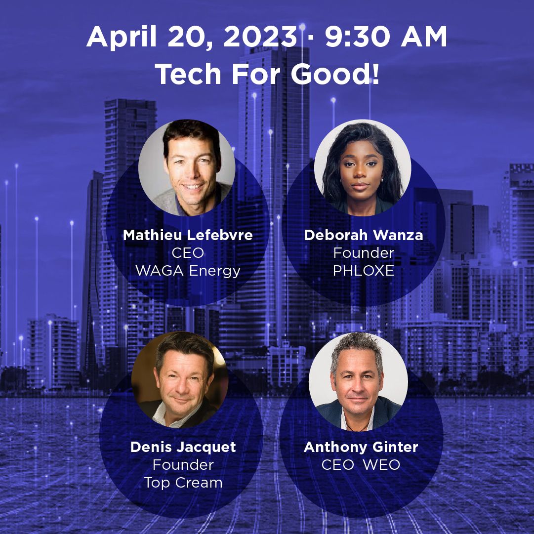 WeoWater's tweet photo. Join us at the #FrenchTech Capital Days by @FACCFlorida  &amp; @FrenchTechMiami ! 

Register to follow our lives sessions online at
https://t.co/z0sbhJUcx7 https://t.co/AxWZpy98NT
