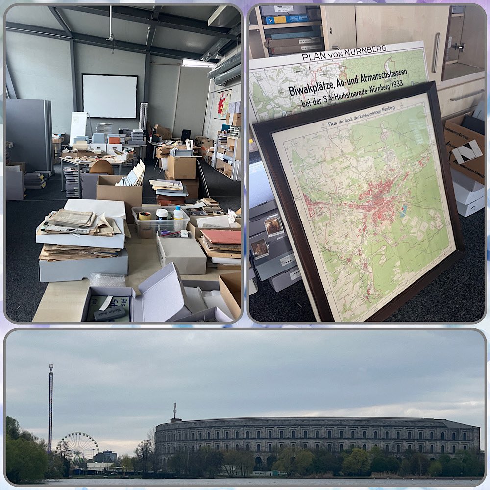vfm_online's tweet photo. Interessante Führung im Dokumentationszentrum des Reichsparteitagsgelände in #Nuernberg  während der #vfmtagung 2023 … es gibt noch viel zu tun im dortigen Archiv 😮 https://t.co/PlXJPRBVFg