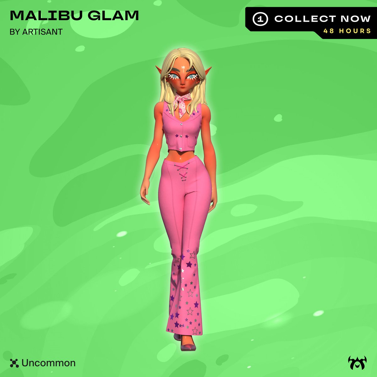 artisantnft's tweet photo. 🕐 COLLECT IS OPEN

🎀 MALIBU GLAM

Step into the world of Barbie with a digital fashion marvel that captures the doll's timeless style. The figure-hugging top and pants are both made in signature pink.

Rarity — Uncommon. Mint after collecting ends. 

https://t.co/pemK0YBiDW https://t.co/rplVzKRgx0