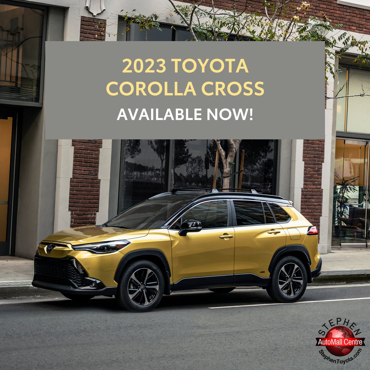 StephenToyotaCT's tweet photo. Come in to Stephen Toyota to get your hands on the sleek and spacious 2023 Toyota Corolla Cross and Corolla Cross Hybrid! https://t.co/aR3Ik6GgGQ