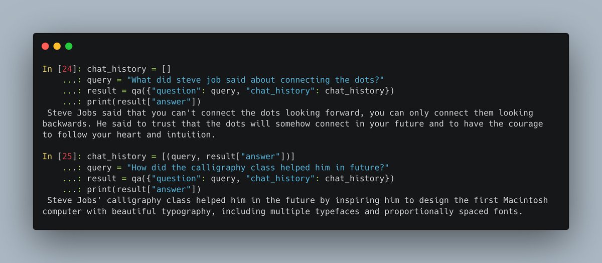_rshiva's tweet image. Newbies and students, learn Python today! It&apos;s easy to get started with  @openai &amp;amp; @LangChainAI .
For example, here&apos;s a code snippet to converse with YouTube videos and lectures #openai #langchain