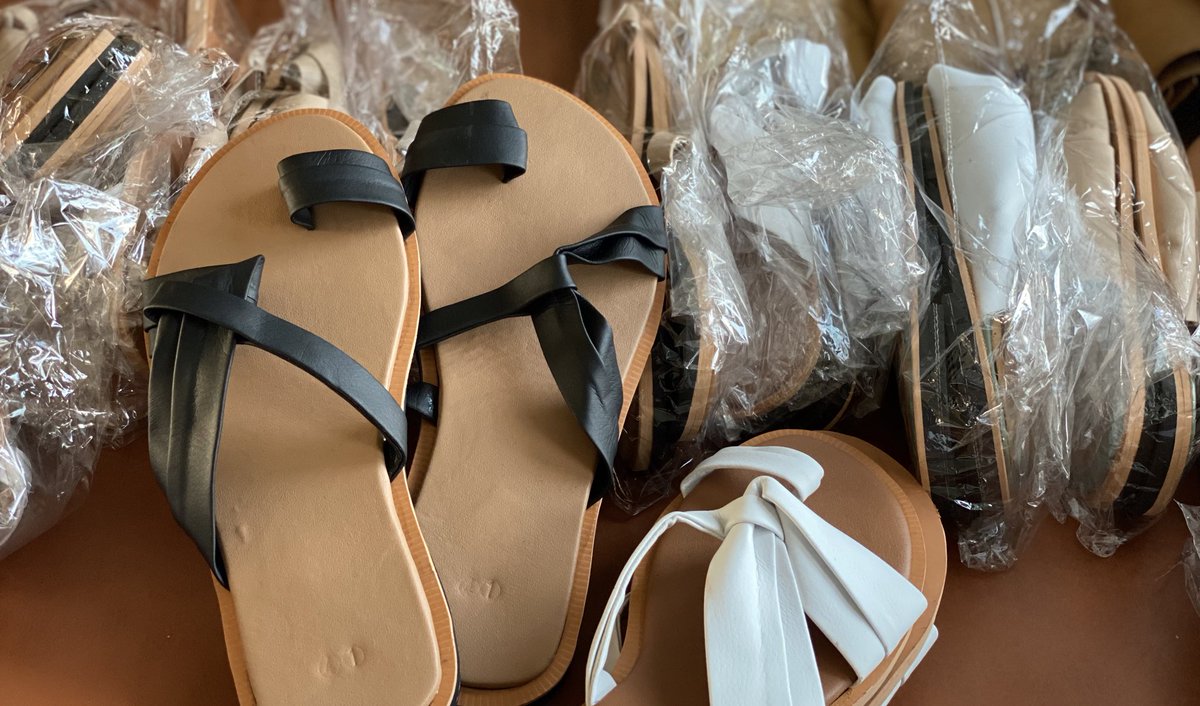 EkuwaArt's tweet photo. More EKUWA slippers going out this week. 

We appreciate the patience of our clients &amp; again we do apologize for all inconveniences caused. 

#madeinGH https://t.co/c8B02lPkM5