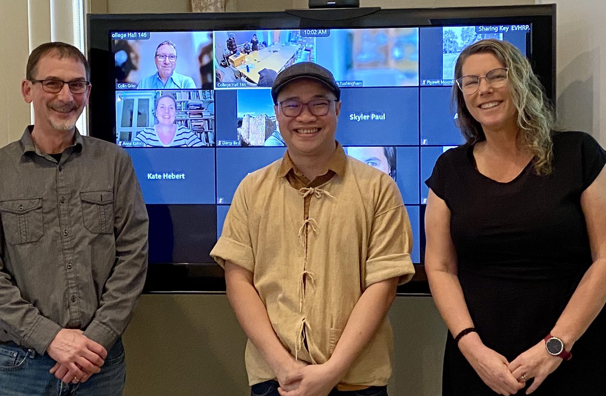 Congratulations Dr. @JiwMoonkham Piyawit, on the successful defense of your @wsuanthropology PhD research, “Community Based Archaeology: Social Space, Plant Use, and Heterarchy in Thailand”!!!