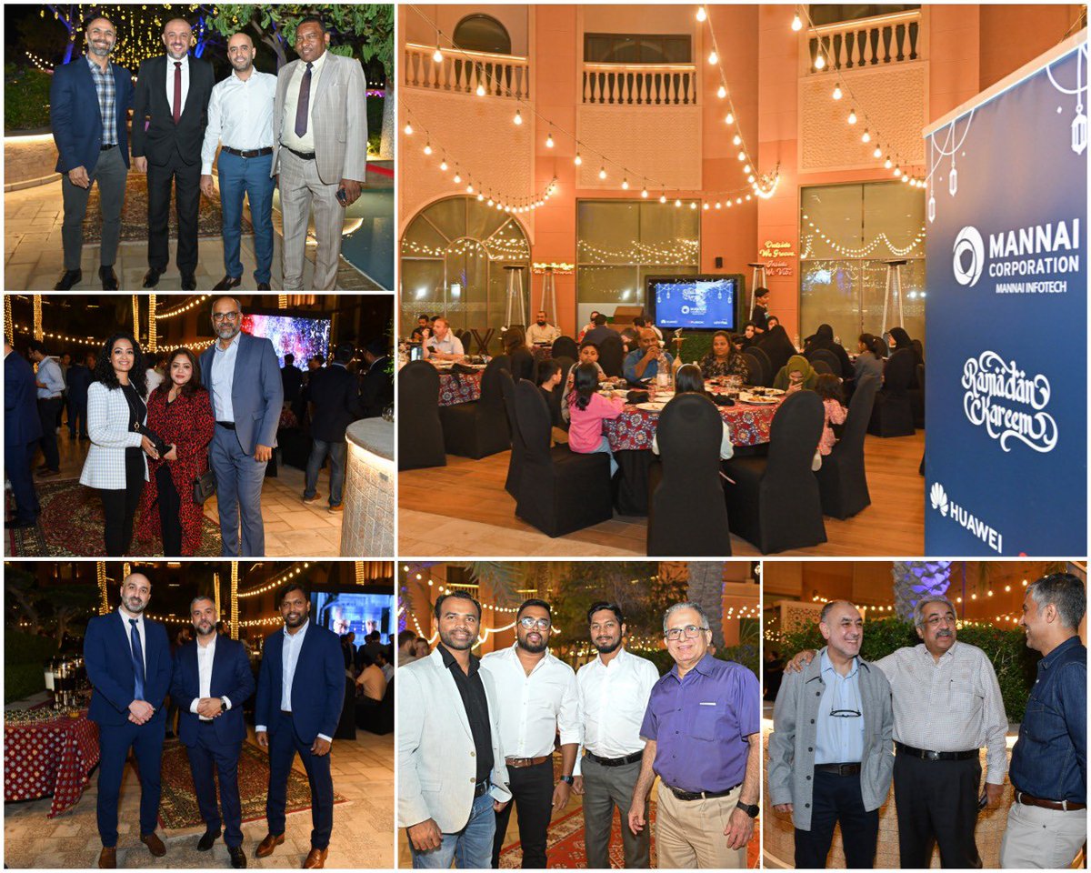 InfotechMannai's tweet photo. As we draw to the end of the season of Ramadan, we at Mannai InfoTech extend our gratitude to all of the customers who joined us at the Suhoor at @KempinskiDoha, sponsored by our long-standing Partner @HuaweiEnt, &amp; co-sponsored by @xFusion_Global &amp; @Leviton!

#RamadanwithMannai https://t.co/V9N25oNVAq